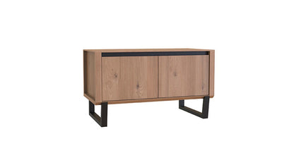 Module inférieur de meuble TV solide - 90 cm