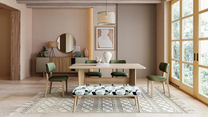 Table à manger fixe avec cadre