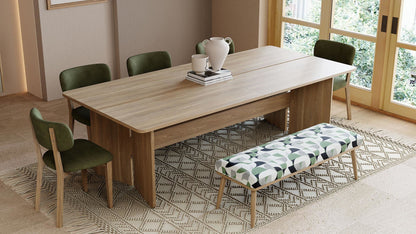 Table à manger fixe avec cadre