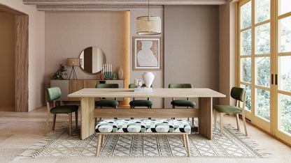 Table à manger fixe avec cadre