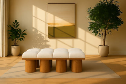 LION 8PC BENCH | BOUCLE