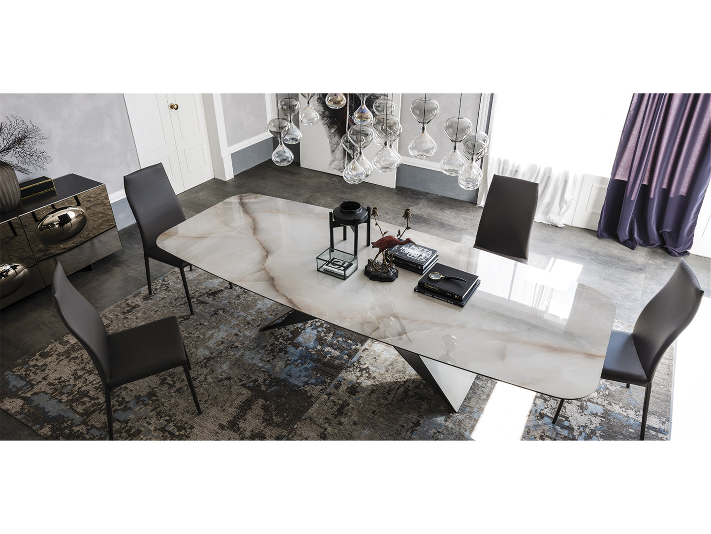 Table à manger Premier Keramik - 118 W