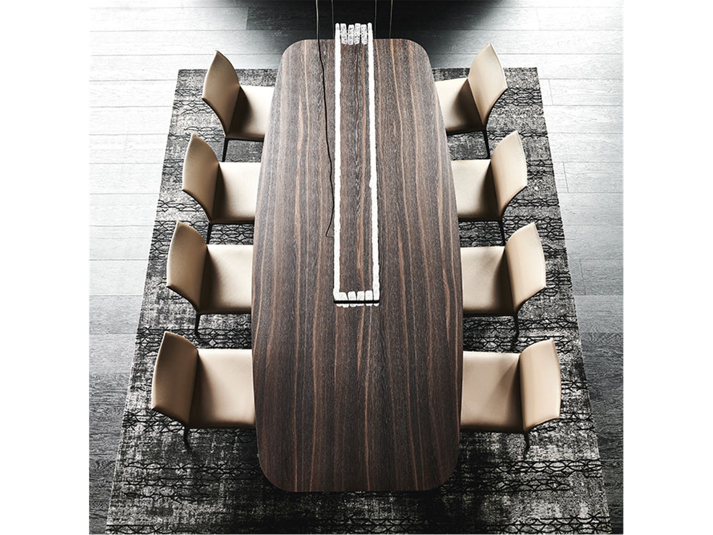 Skorpio Wood Master Dining Table - 118W