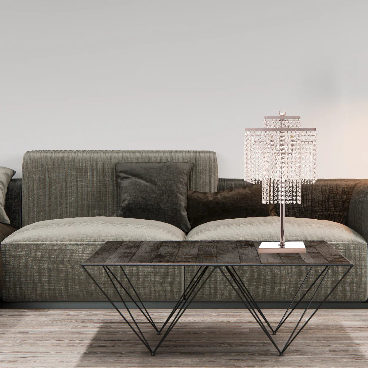 LAMPE DE TABLE EN CRISTAL AMALIA