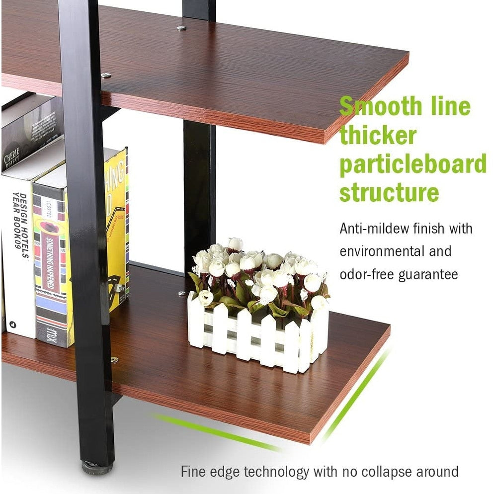 Bibliothèque à 5 niveaux, style industriel vintage