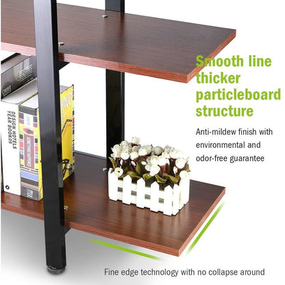 Bibliothèque à 5 niveaux, style industriel vintage