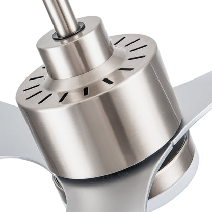 Ventilateur de plafond à DEL de 52 pouces avec télécommande (3 pales)