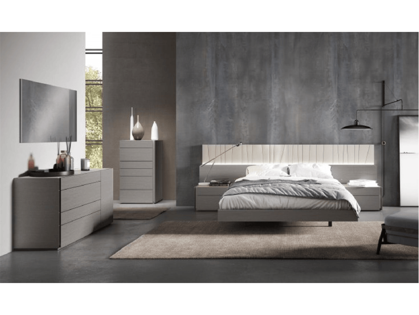 Collection de chambre Porto - Gris