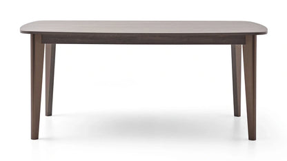 Table à manger fixe Piero - 180 cm - Marron foncé
