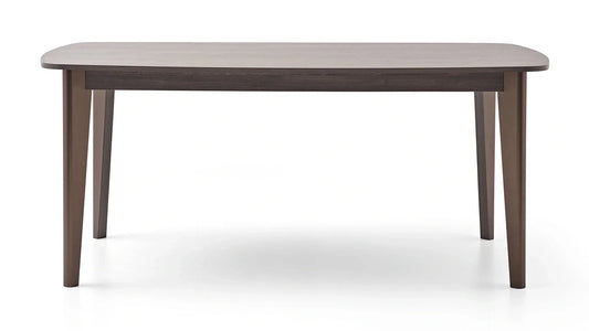 Table à manger fixe Piero - 180 cm - Marron foncé