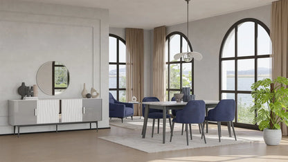 Chaise Nita avec accoudoirs