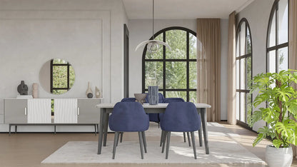 Chaise Nita avec accoudoirs