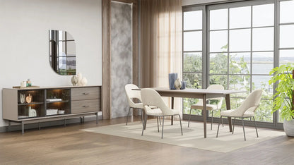 Table à manger extensible Calista - 90x160 cm
