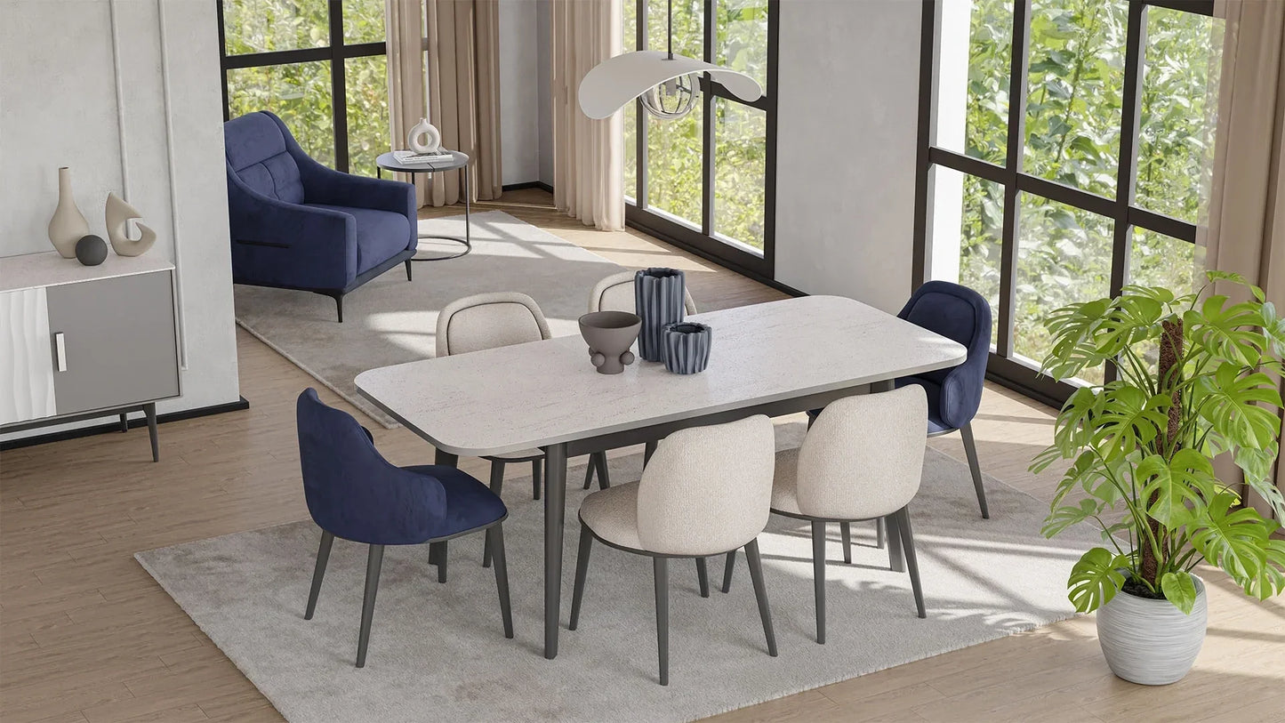 Table à manger extensible Nita