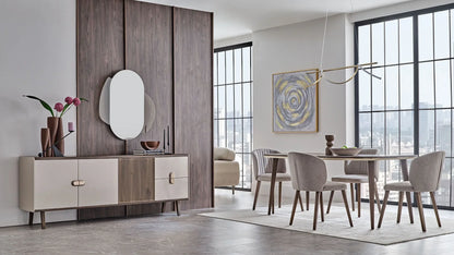BEND Fixed Dining Table