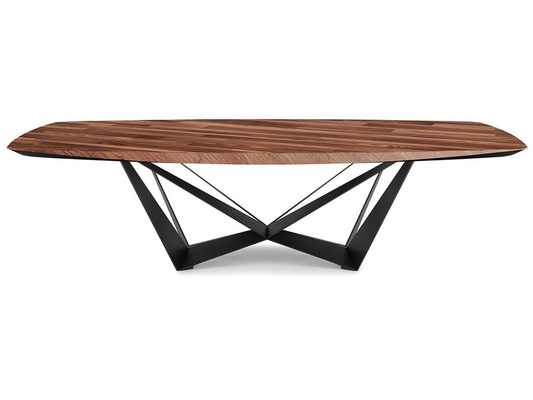 Skorpio Wood Barrel Dining Table - 118W