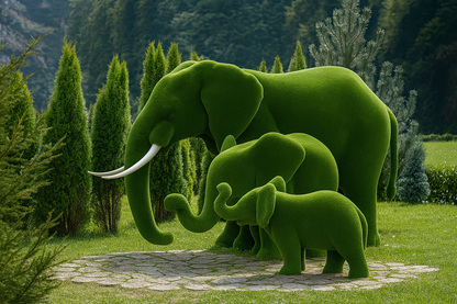 Elephant Grass Topiary Collection
