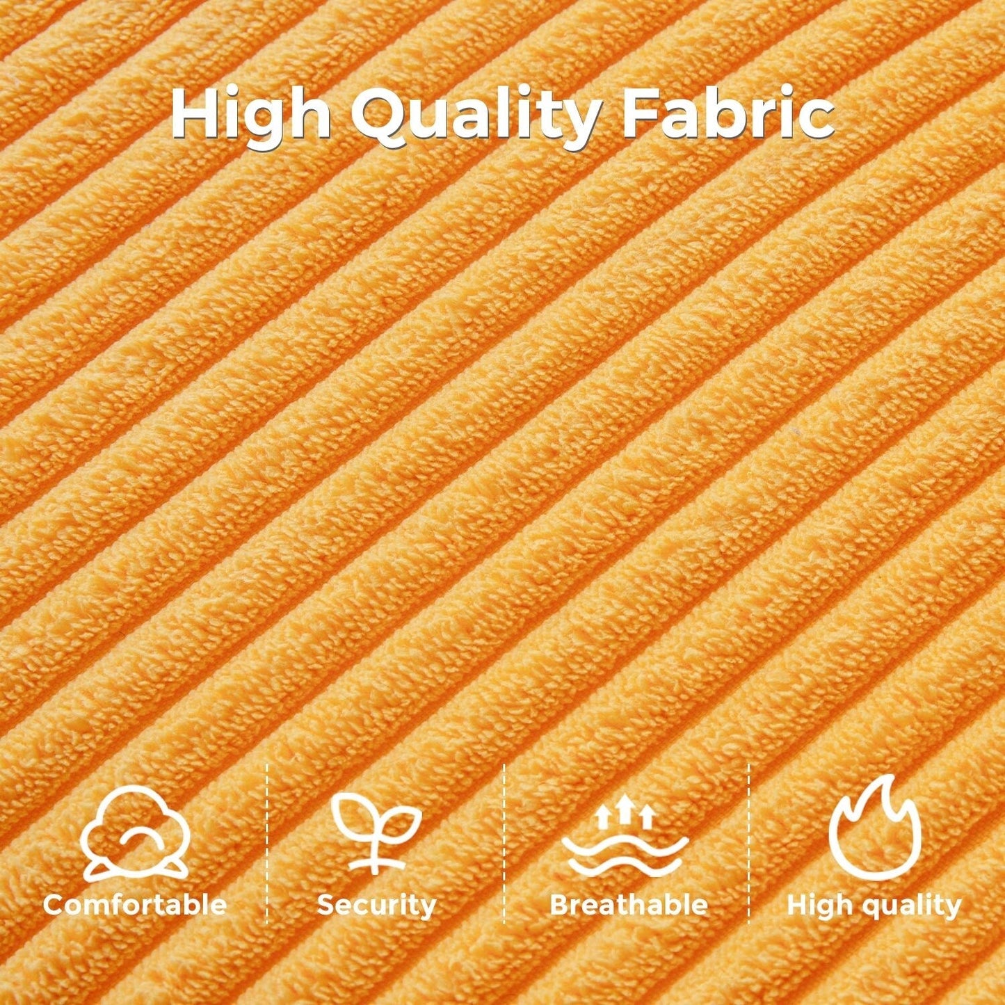 Canapé-lit pliant en velours côtelé 8 places, simple