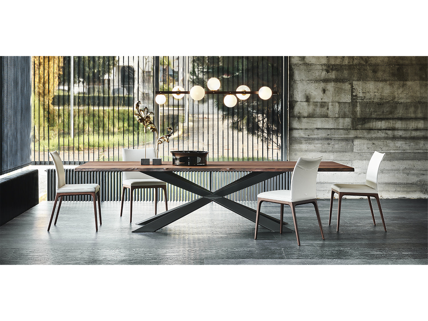 Spyder Wood Dining Table - 118W