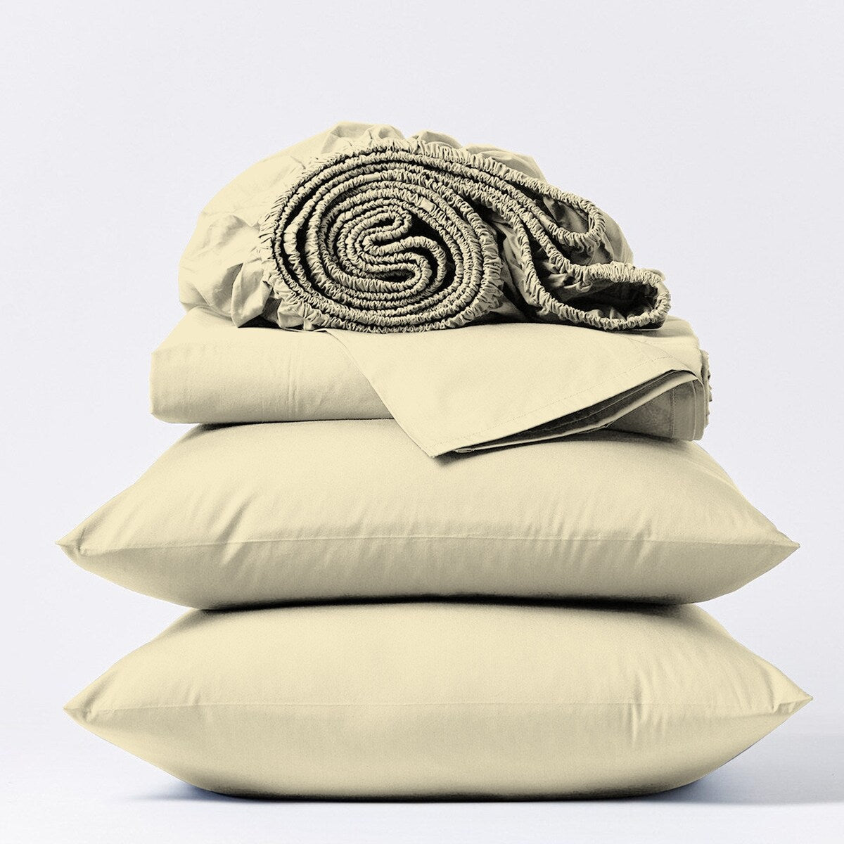 Parure de draps Aireolux en coton égyptien de luxe ultra-doux et soyeux 1000 fils