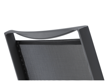 Fauteuil de salle à manger d'extérieur Chelle : lot de 4