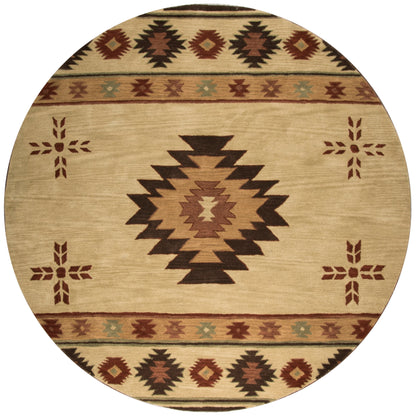 Tapis en laine touffeté à la main Alora Decor Ryder Southwestern