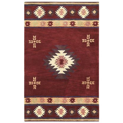 Tapis en laine touffeté à la main Alora Decor Ryder Southwestern