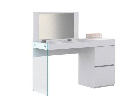 Venty Vanity in  White Lacquer