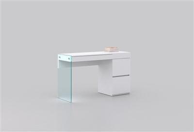 Venty Vanity in  White Lacquer
