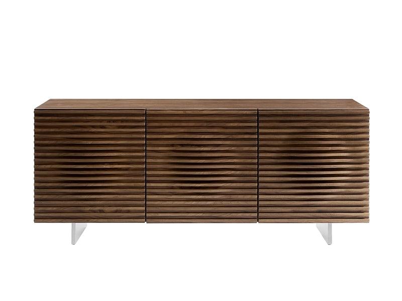 Buffet moderne en noyer Luna