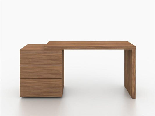Nero Extendable Walnut Office Desk