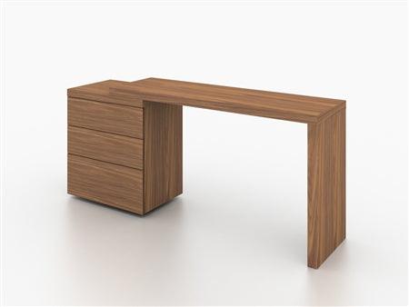 Nero Extendable Walnut Office Desk