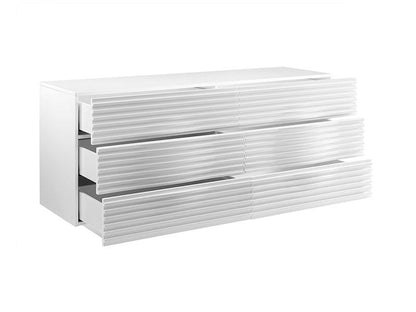 Luna White Dresser