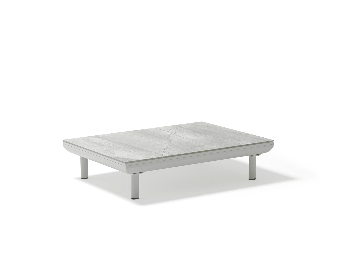 Amberly Outdoor Coffee Table in Light Grey