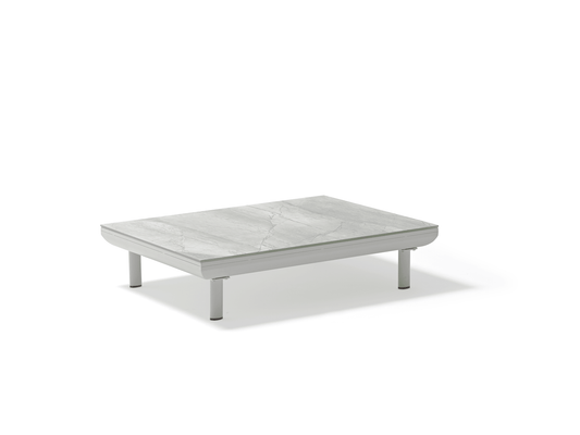 Amberly Outdoor Coffee Table in Light Grey