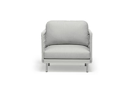 Fauteuil Amberly en gris clair