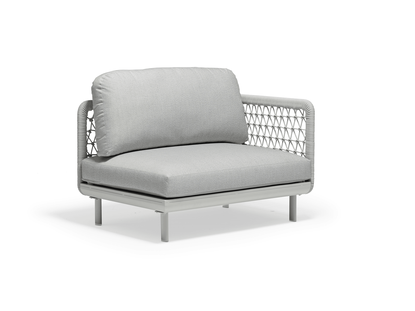 Chaise Amberly en gris clair