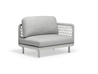 Chaise Amberly en gris clair