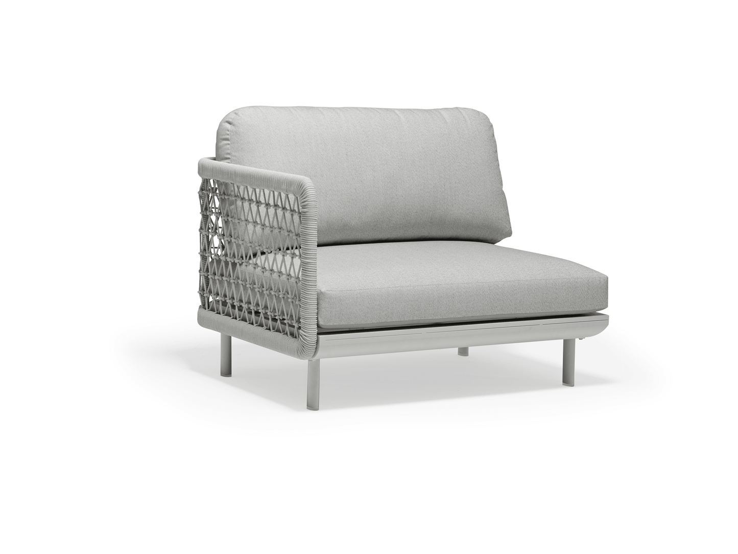 Chaise Amberly en gris clair