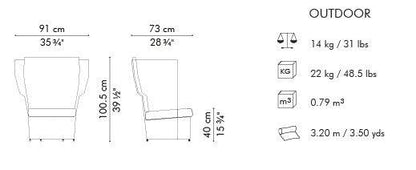 CALYX EASY FAUTEUIL DOSSIER HAUT