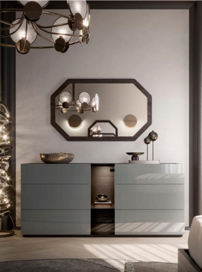 Ensemble de chambre Porticello avec tête de lit rembourrée