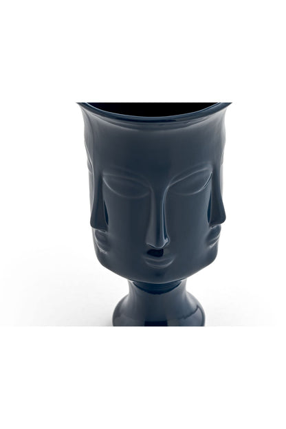 Zeus Night Blue Vase