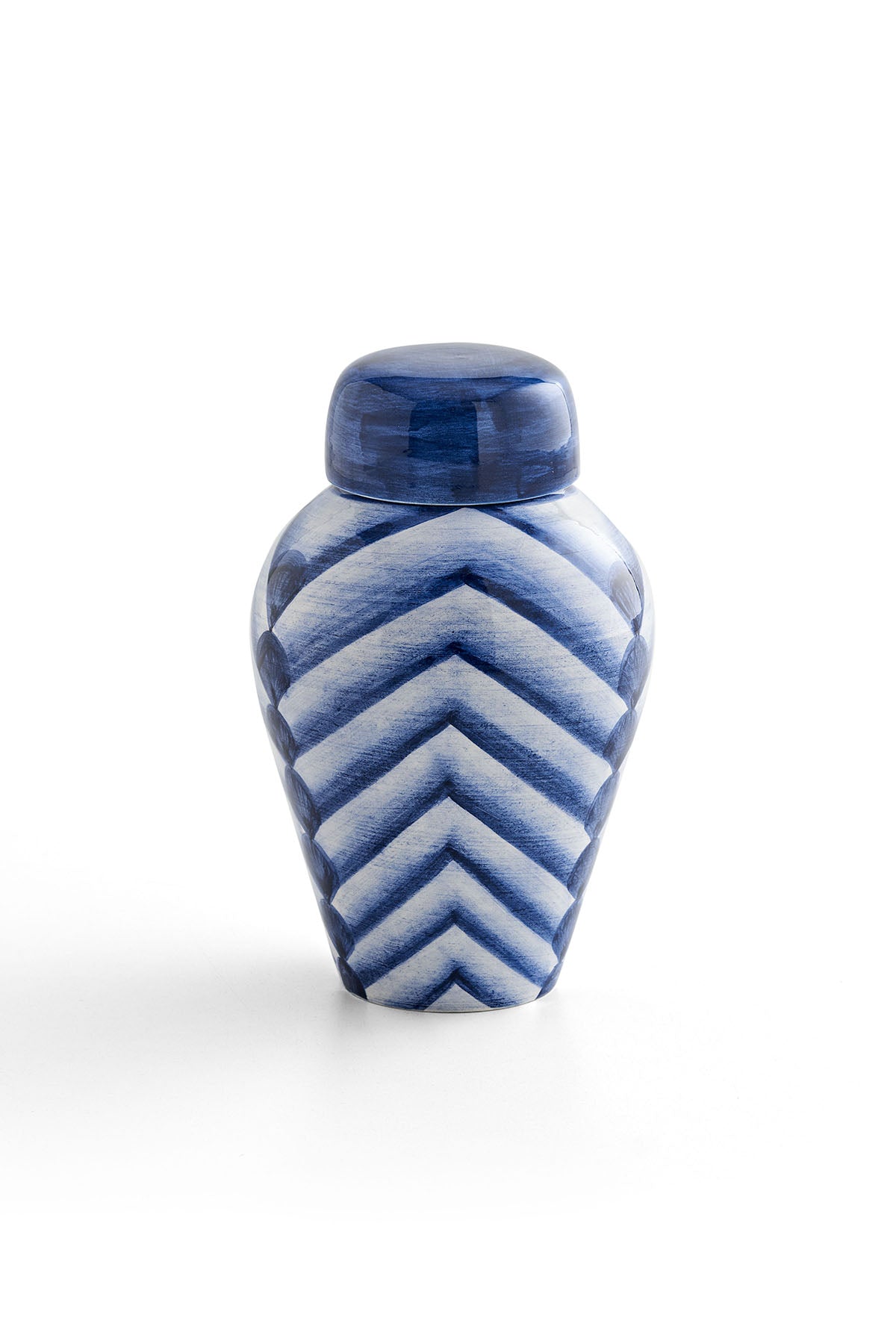 Objet cube bleu foncé