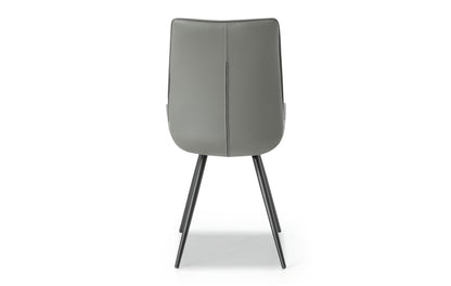 Chaise de salle à manger SE7EN | Gris