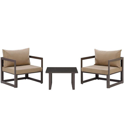 Ensemble de patio extérieur 3 pièces de la série Fortune