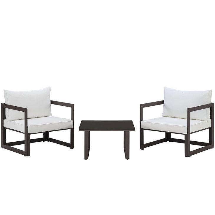 Ensemble de patio extérieur 3 pièces de la série Fortune