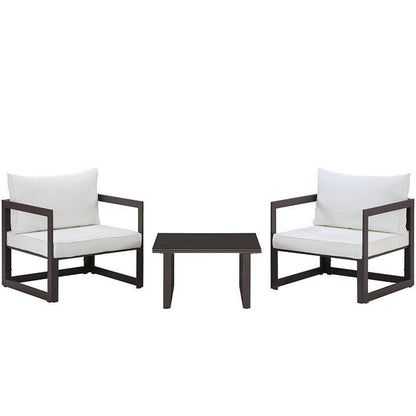Ensemble de patio extérieur 3 pièces de la série Fortune
