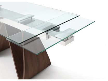 Table à manger extensible Felicity en noyer