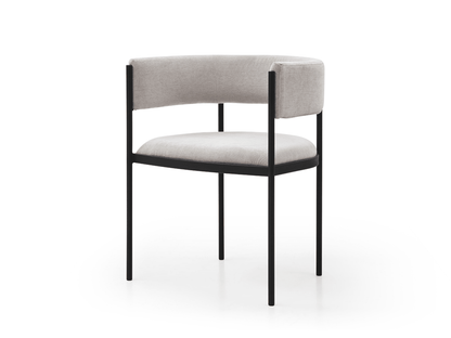 Fauteuil de salle à manger Elfrida : lot de 2