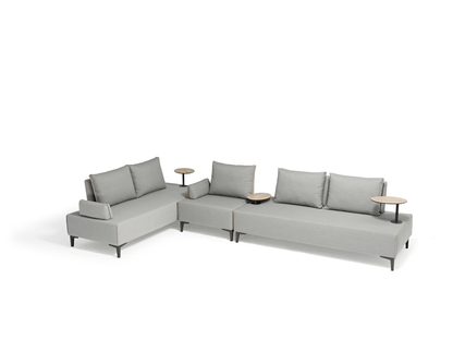 Chaise basse Helvius avec table